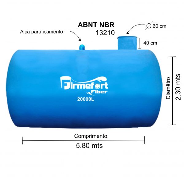 Cisterna Sub 20000Litros Agua Potavel