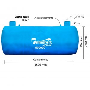 Cisterna Sub 50000Litros Agua de Chuva