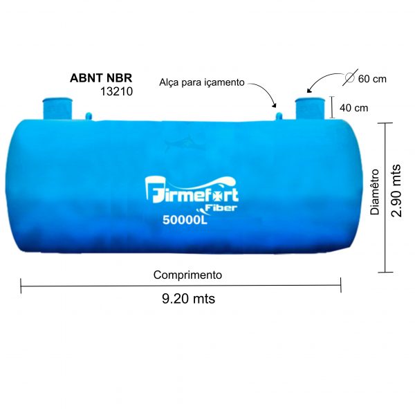 Cisterna Sub 50000Litros Agua Potavel